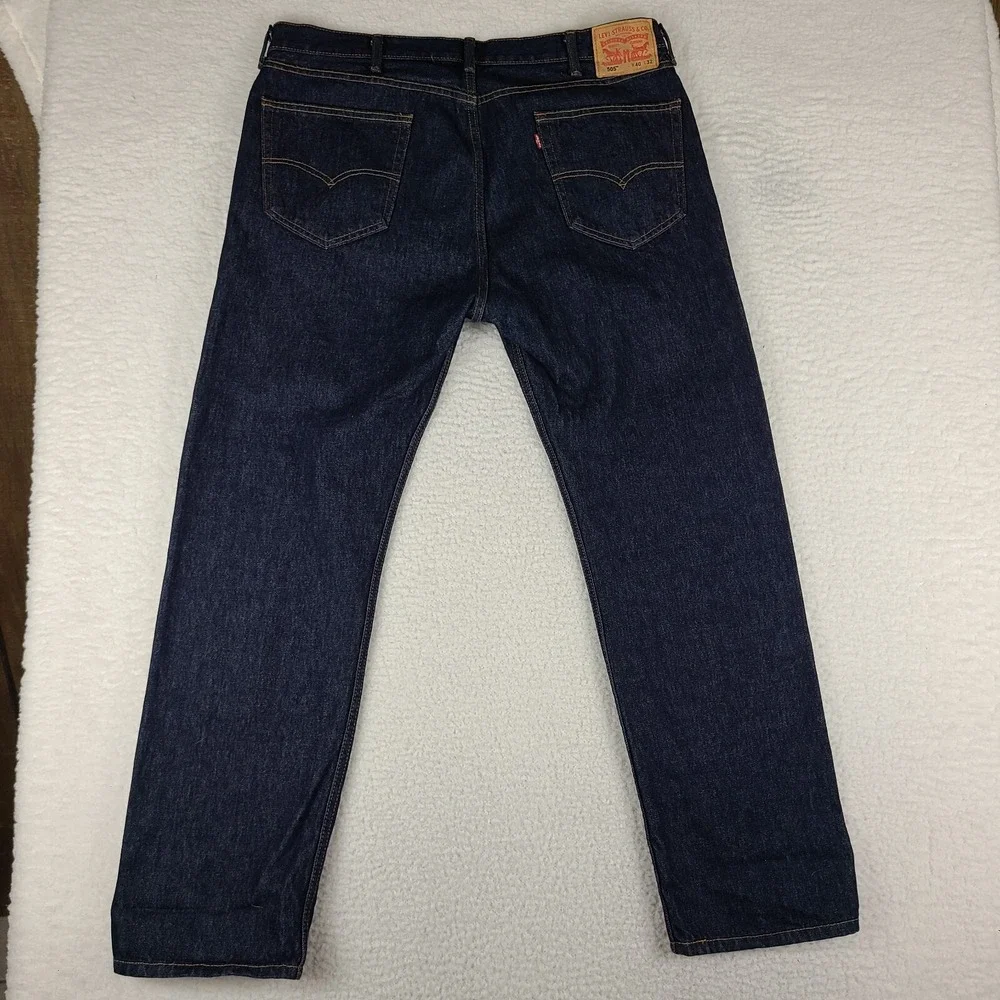 Levi's 505 Jeans Mens 40 x 32‎ Straight Leg 100% Cotton Blue Dark Wash